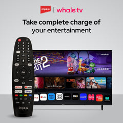Impex WIOS Whale Series 4K UHD QLED Smart TV | 139 cm (55 inch ) | Black | 55A4QSK1