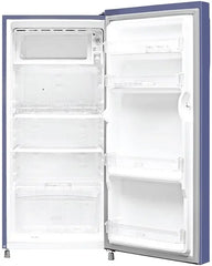 Haier 190 L, 2 Star, Radish Blue Finish Direct Cool Single Door Refrigerator REF HRD-2102BRB-P